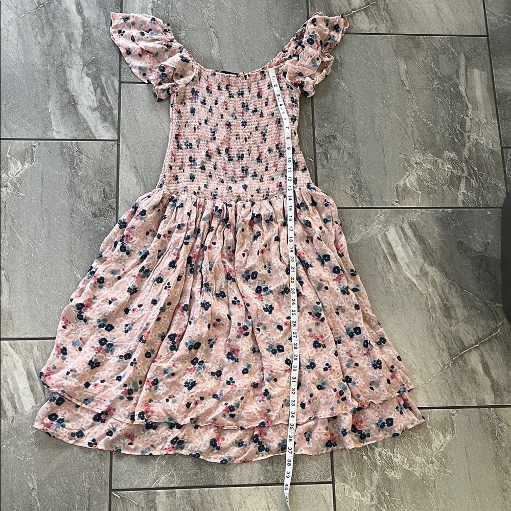 🌺 Hatch The Cosette Spring Bloom Floral Dress Size 2 Maternity Ruched Medium - Picture 9 of 11